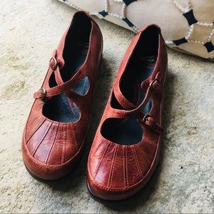 Dansko Red Leather Mary Jane 39